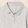 Amazon Essentials Girls' Long-Sleeve Interlock Polo Shirts, Pack of 5, Grey Heather, X-Large view 4