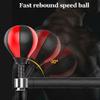 Boxing Speed Bag with Stand,Reflex Fight Ball with 360 Degree Swing arm,Heavy Platform Training Punching Bag,Movable Adjustable Fitness Equipment for Home Gym view 2