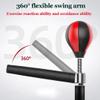 Boxing Speed Bag with Stand,Reflex Fight Ball with 360 Degree Swing arm,Heavy Platform Training Punching Bag,Movable Adjustable Fitness Equipment for Home Gym view 3