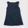Amazon Essentials Girls' School Uniform Pleated Jumper Dress, Navy, X-Large view 3
