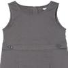Amazon Essentials Girls' Uniform Dress, Grey, X-Large Slim view 3