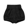 Newborn Baby 1Pack Shorts Cotton Linen Shorts Bloomer Cute Stripe Dot Plaid Triangle Shorts Bloomers Loose Harem Shorts (1pcs Black,3-6 Months,3 Months,6 Months) view 2