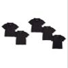 Amazon Essentials Big Girl's Uniform Short-Sleeve Interlock Polo Shirts Shirt, 5-Pack Black, X-Small