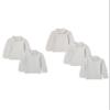 Amazon Essentials Boys' Long-Sleeve Pique Polo Shirts, Pack of 5, Grey Heather, Small view 1