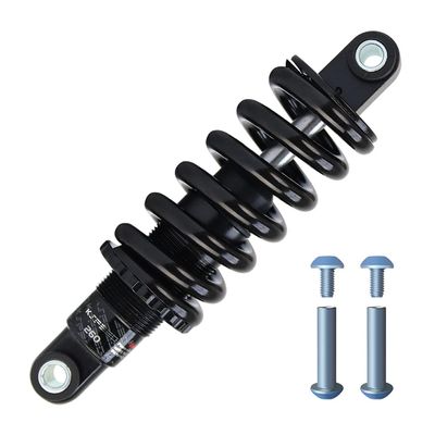 WHQ Bike Spring Shock Absorbers 125mm 150mm 165mm 190mm Mountain Bicycle Downhill Rear Shock for MTB XC Electric Bicycle (Pounds : 150lbs, Size : 125mm)