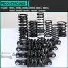 WHQ Bike Spring Shock Absorbers 125mm 150mm 165mm 190mm Mountain Bicycle Downhill Rear Shock for MTB XC Electric Bicycle (Pounds : 150lbs, Size : 125mm) view 4