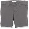 Amazon Essentials Girls' School Uniform Flat Front Shorts with Adjustable Waist, Pack of 3, Grey, 12 Slim view 3