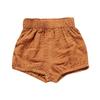 Newborn Baby 1Pack Shorts Cotton Linen Shorts Bloomer Cute Stripe Dot Plaid Triangle Shorts Bloomers Loose Harem Shorts (1pcs Dark Yellow,5T / 6T,5 Years,6 Years) view 2