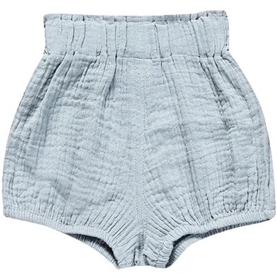 Newborn Baby 1Pack Shorts Cotton Linen Shorts Bloomer Cute Stripe Dot Plaid Triangle Shorts Bloomers Loose Harem Shorts (1pcs Blue,12-24 Months,12 Months,24 Months)