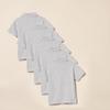 Amazon Essentials Boys' Uniform Short-Sleeve Pique Polo Shirts, 5-Pack Heather Grey, 2T view 4