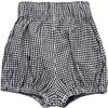 Newborn Baby 1Pack Shorts Cotton Linen Shorts Bloomer Cute Stripe Dot Plaid Triangle Shorts Bloomers Loose Harem Shorts (1pcs Plaid,3T / 4T,3 Years,4 Years) view 1