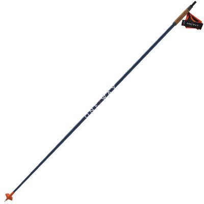 Fischer Skiing Lightweight High-Performance Storm 5 Race Navy Nordic Poles, 135 cm