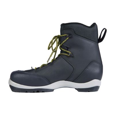 Fischer Insulated Medium Flex Synthetic Leather BCX Tour Nordic Cross Country Ski Boots, Black, 40