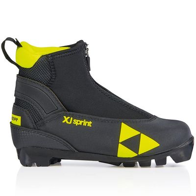 Fischer XJ Sprint Nordic Boots, Color: Black/Yellow, Size: 30 (S40821-30)