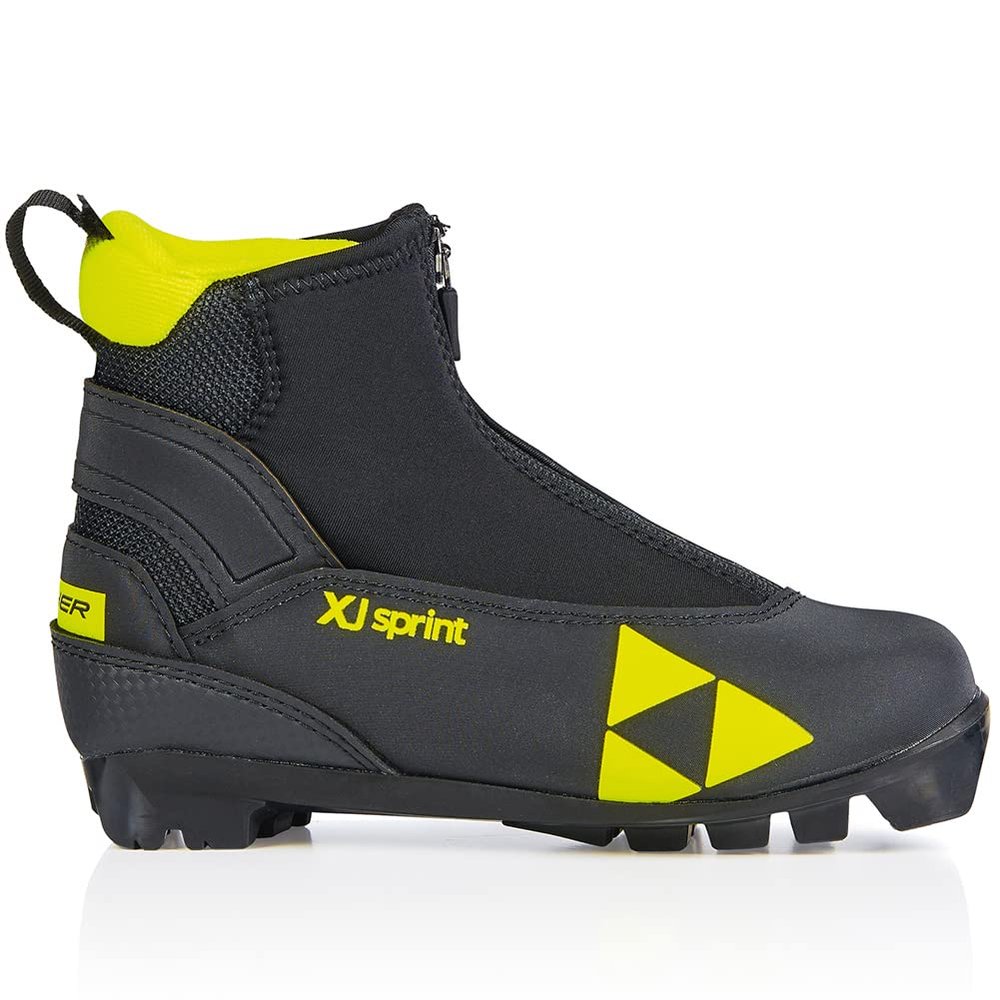 Fischer XJ Sprint Nordic Boots, Color: Black/Yellow, Size: 30 (S40821-30)