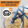 Bikeroo Bike Lock Chain - Heavy Duty Combination Bicycle Anti Theft Protection - 3 Foot Security Cable for Bikes, Scooter & E-Bike view 2
