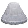 Linghe Adjustable Waist Lining Girls' 3 Hoops Lace Petticoat Full Slip Flower Girl Crinoline Skirt Children Princess Skirt (29.5inch(75cm)-3 Hoop) view 1