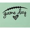 Go All Out Small Mint Womens Game Day Football Racerback Tank Top T-Shirt view 3