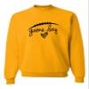 Go All Out 3X-Large Gold Adult Game Day Football Sweatshirt Crewneck view 3