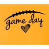 Go All Out 3X-Large Gold Adult Game Day Football Sweatshirt Crewneck view 4