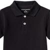 Amazon Essentials Boys' Uniform Short-Sleeve Pique Polo Shirts, 5-Pack Black, Large view 3