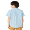 Amazon Essentials Boys' Uniform Short-Sleeve Woven Stretch Poplin Button-Down Shirts, Pack of 3, Blue, Large Slim view 3