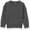 Amazon Essentials Boys' Cotton Uniform Crewneck Pullover Sweater, Charcoal Heather, X-Large view 1