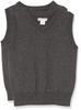 Amazon Essentials Toddler Boys' School Uniform Cotton V-Neck Sweater Vest, Pack of 2, Charcoal Heather, 2T view 1