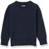 Amazon Essentials Toddler Boys' Cotton Uniform Crewneck Pullover Sweater, Navy, 2T view 1