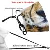 Fast Like a Cheetah Mouth Face Mask Scarf Washable Reusable Breathable With 2 Filters For Adults Men Women Kids S view 3