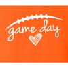Go All Out X-Large Orange Adult Game Day Football Sweatshirt Crewneck view 4