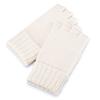 BYOS Unisex Winter Solid Fingerless Knit Gloves Ribbed Cuff view 2