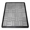 Big Floors SnapFloors 3X3RESGRAYOAKFLOOR Interlocking Lightweight Plastic Modular Dance Floor Kit (3' x 3'), Gray Oak, 21 Piece view 1