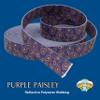 Country Brook Design - Purple Paisley Reflective Polyester Webbing (1 Inch, 20 Yards) view 2