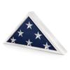 Memorial Flag Display Case for Burial and Presentation Flags Display, 5x9 Feet - White Color. view 1