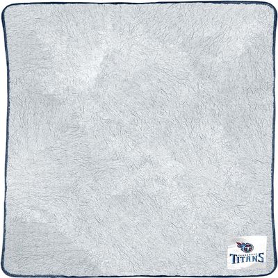 Northwest NFL Silk Touch Sherpa Throw Blanket - Soft & Fluffy - Great for Gamedays - 60" x 50" - Experience Ultimate Comfort (Tennessee Titans - Navy)