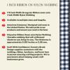 Country Brook Design - Black & White Buffalo Plaid Ribbon on Black Nylon Webbing (1 Inch, 50 Yards) view 4
