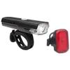 Blackburn Dayblazer 550 Front + Click USB Rear Light Set: Black view 1