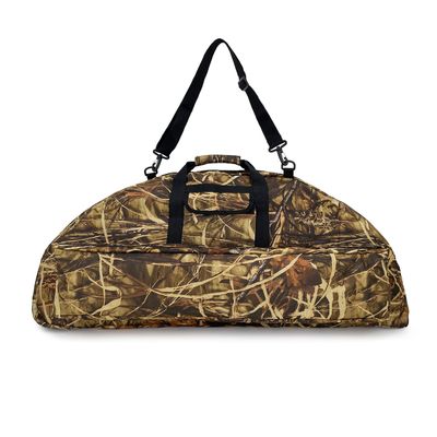 TaktZeit Tactical Compound Bow Bag Soft Tactical Bow Case for Hunting Recurve Archery Carry Bag with Pounch and Adjustable Straps (Reeds, 44")