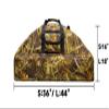 TaktZeit Tactical Compound Bow Bag Soft Tactical Bow Case for Hunting Recurve Archery Carry Bag with Pounch and Adjustable Straps (Reeds, 44") view 4