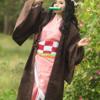 RAINDEWLL Nezuko Cosplay Bamboo Anime Cosplay Accessories Props Green view 4