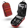 Camping Cookware Storage Bag - Camping Cooking Utensils Set Bag Portable Camping Tool Suitable for Knife, Fork, Spoon, Chopping Board, Chef's Knife,Kitchenware Storage view 4