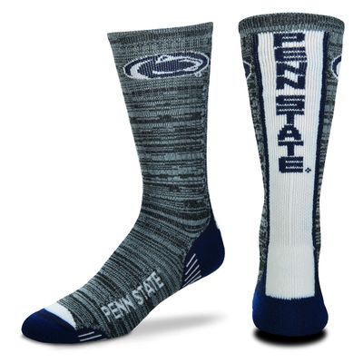 For Bare Feet NCAA Mens Team Vortex RMC Crew Socks-Penn State-Large (10-13)