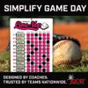 Jacer Products Line Up Board for Baseball Softball | Athlete Tough Aluminum Board | Reliable Hook and Loop Positions That Won't Get Lost | Includes Twelve Name Plates for All Players on The Team view 2