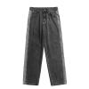 DIYAGO MEN Loose Fit Straight Jeans Wide Leg Loose Fit Casual Teen Vintage Streetwear Hip Hop Trendy Jeans Pant Fashion Designer Long Length Trouser, Black, X-Large view 4