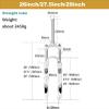 LYYCX Suspension Fork 26/27.5/29 Inch,1-1/8" Straight Tube Aluminum Alloy 9mm QR Mechanical Spring Front Fork Travel 105mm (Size : 27.5 inches) view 2