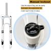 LYYCX Suspension Fork 26/27.5/29 Inch,1-1/8" Straight Tube Aluminum Alloy 9mm QR Mechanical Spring Front Fork Travel 105mm (Size : 27.5 inches) view 3
