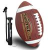 Senston Football Official Size 9/ Premium Composite Leather High School Size Football with Pump view 1