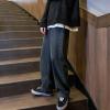 DIYAGO Baggy Jeans Mens Straight Wide Leg Casual Teen Vintage Streetwear Hip Hop Trendy Denim Pant Fashion Designer Long Length Trouser view 2