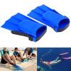 A Pair 114g Snorkeling Short Flippers, Diving Flippers, Blue for Sea/Fishing Diving Fishing Tackle Fishing Lover Adult Children Outdoor Use Snorkeling(Blue, 25 yards -30 yards) view 4